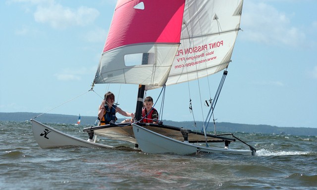 cours de voile hobby cat sanguinet