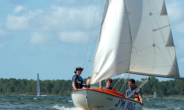 cours de voile dériveur sanguinet