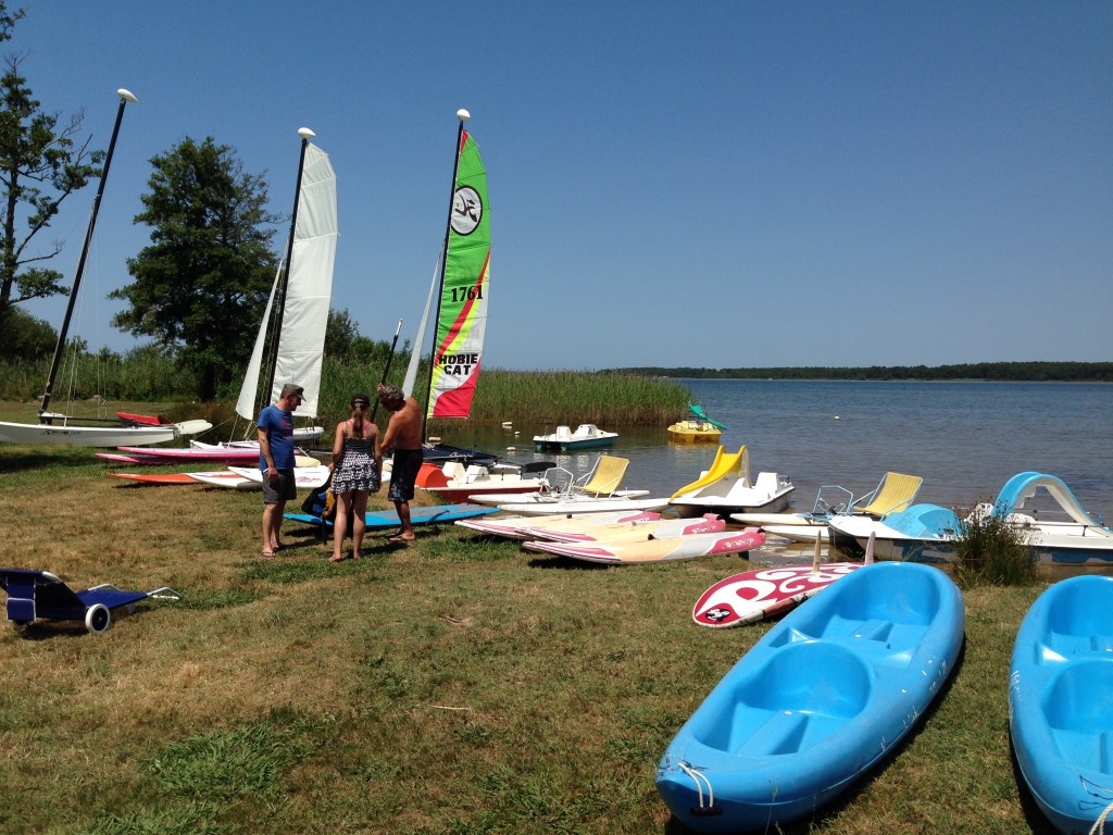 location canoe pedalos sanguinet