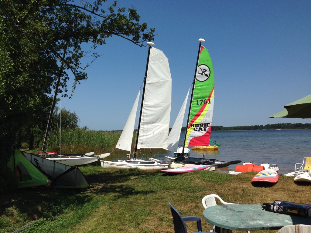 école de voile lac de sanguinet